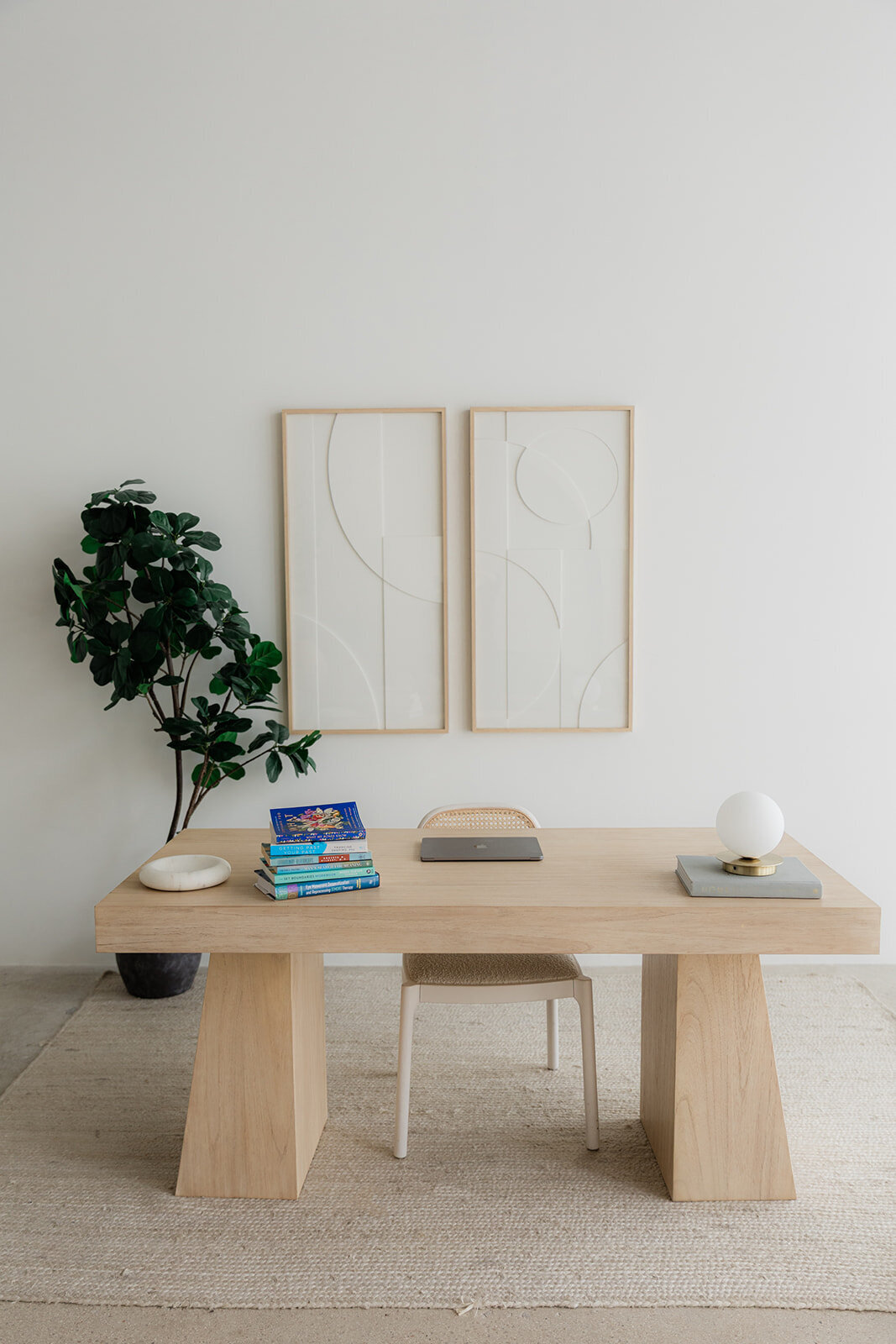 A calm, plant-filled therapy space